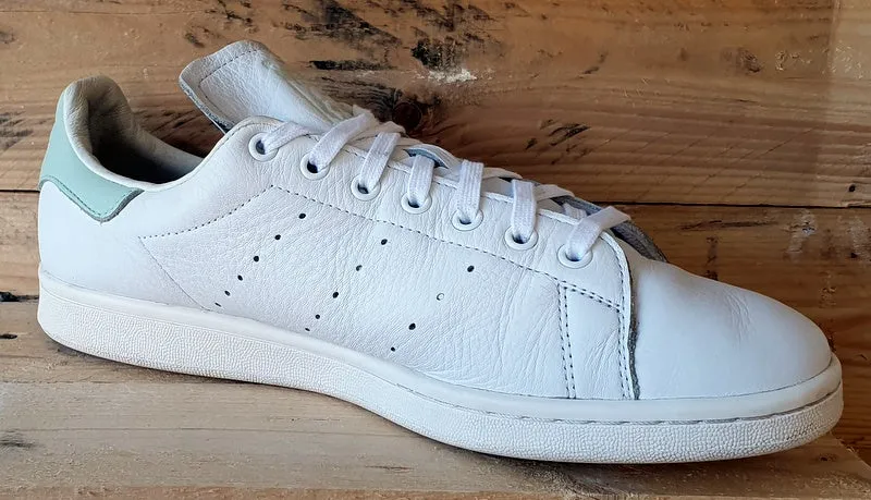 Adidas Stan Smith Low Leather Trainers UK11/US11.5/EU46 EF9289 White Linen Green