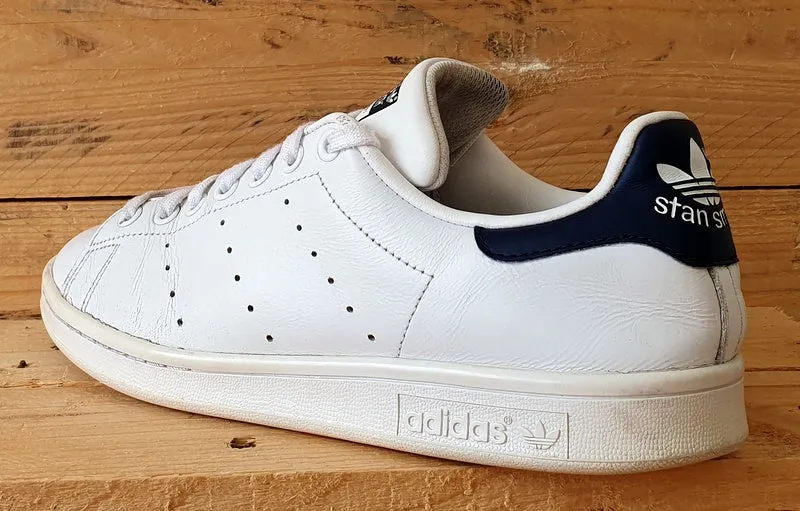 Adidas Stan Smith Low Leather Trainers UK8/US8.5/EU42 M20325 White/Navy