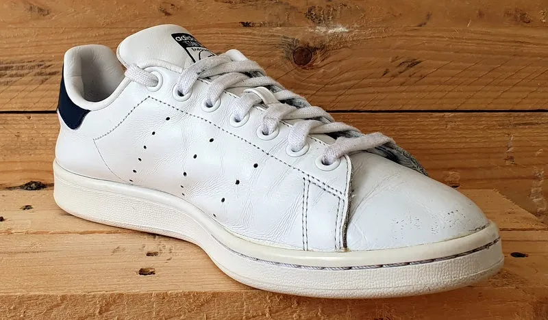 Adidas Stan Smith Low Leather Trainers UK8/US8.5/EU42 M20325 White/Navy