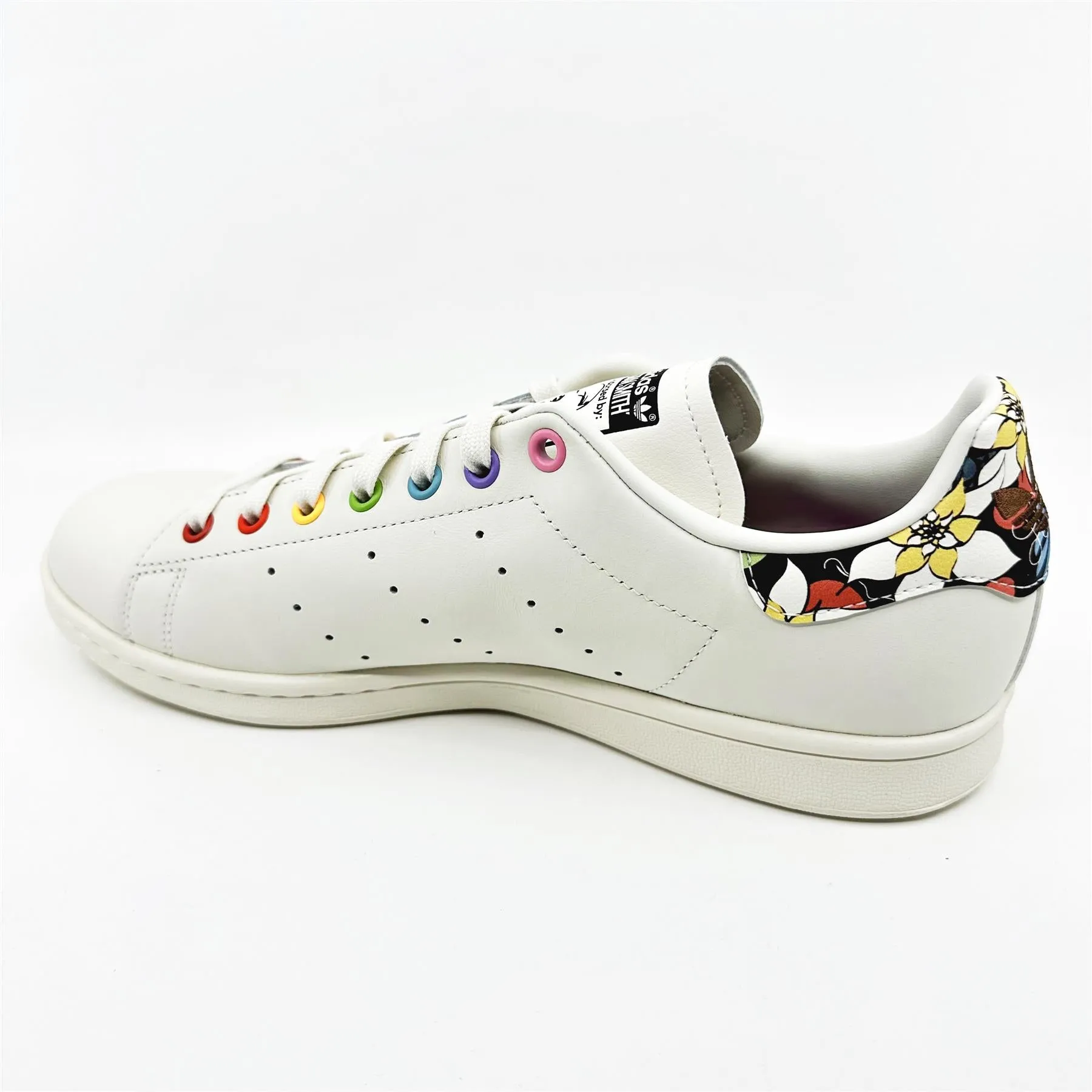 Adidas Stan Smith Pride RM Off White Multicolor Mens Athletic Sneakers