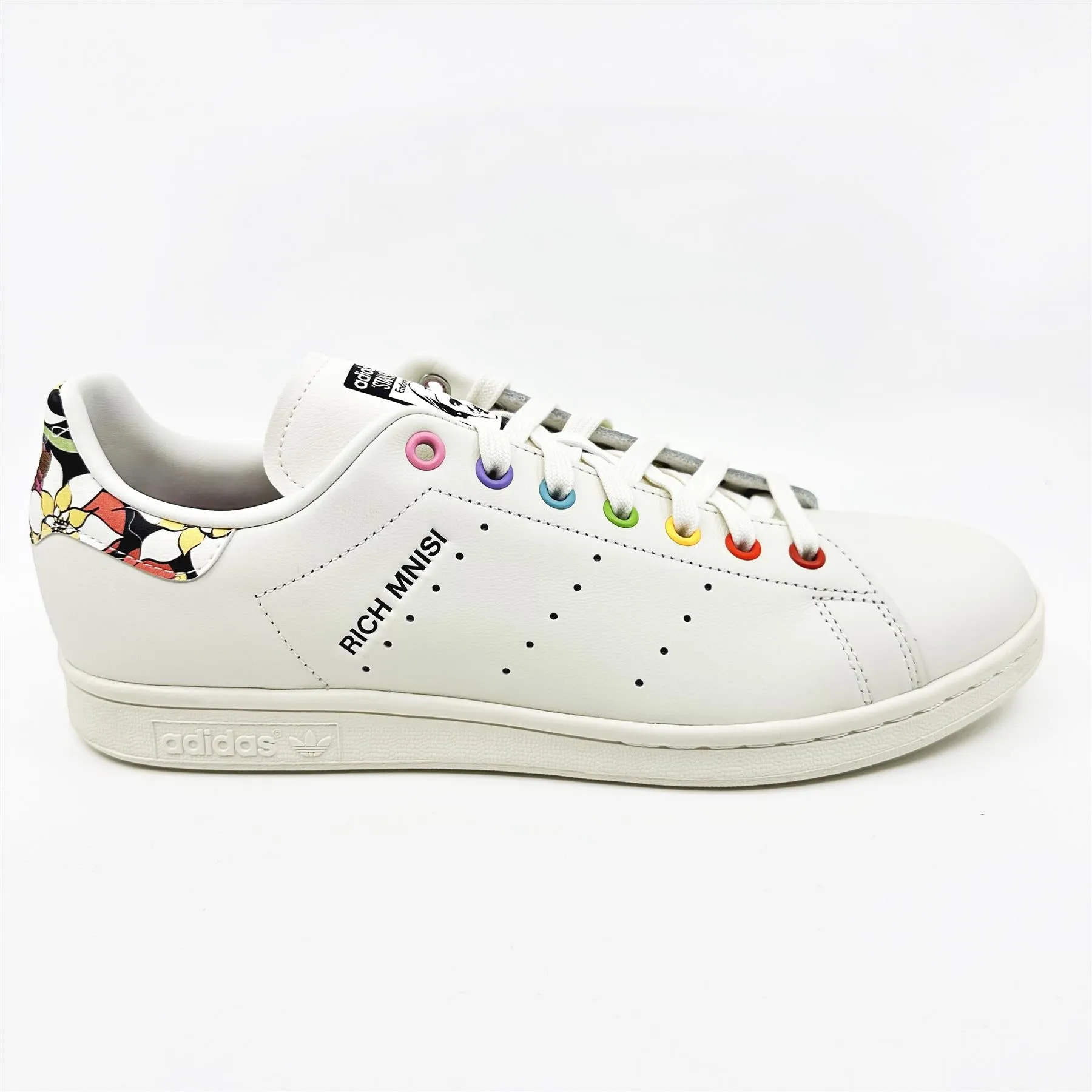 Adidas Stan Smith Pride RM Off White Multicolor Mens Athletic Sneakers