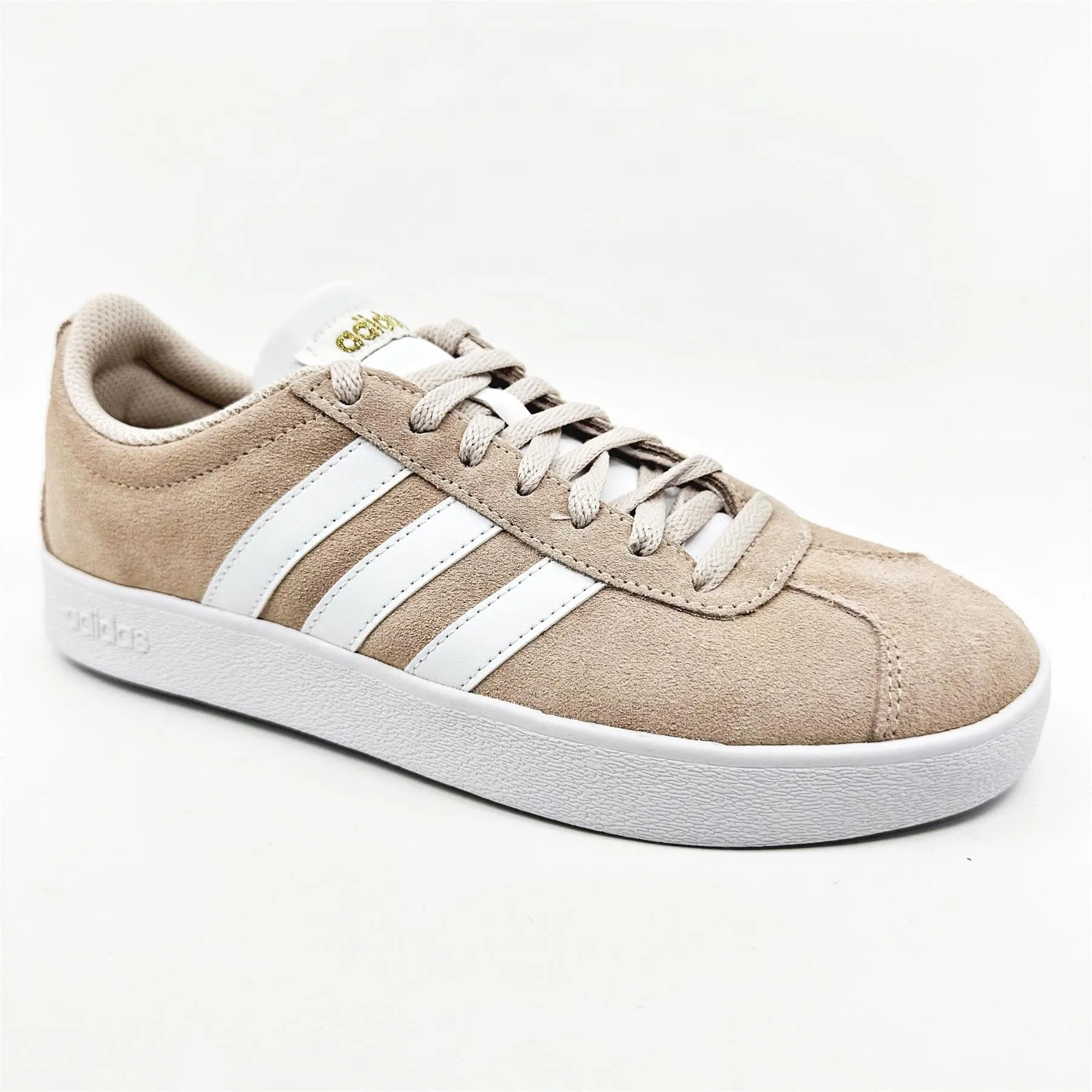 Adidas VL Court 2.0 Wonder Quartz Pink Womens Athletic Sneakers
