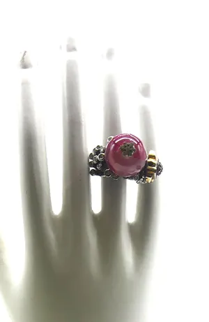 Agate Ball Ring