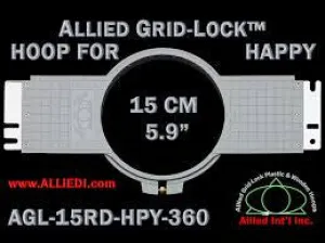 Allied 15cm Round Hoop for HappyJapan Embroidery Machines