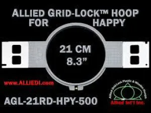 Allied 21cm Round Hoop for HappyJapan Embroidery Machines