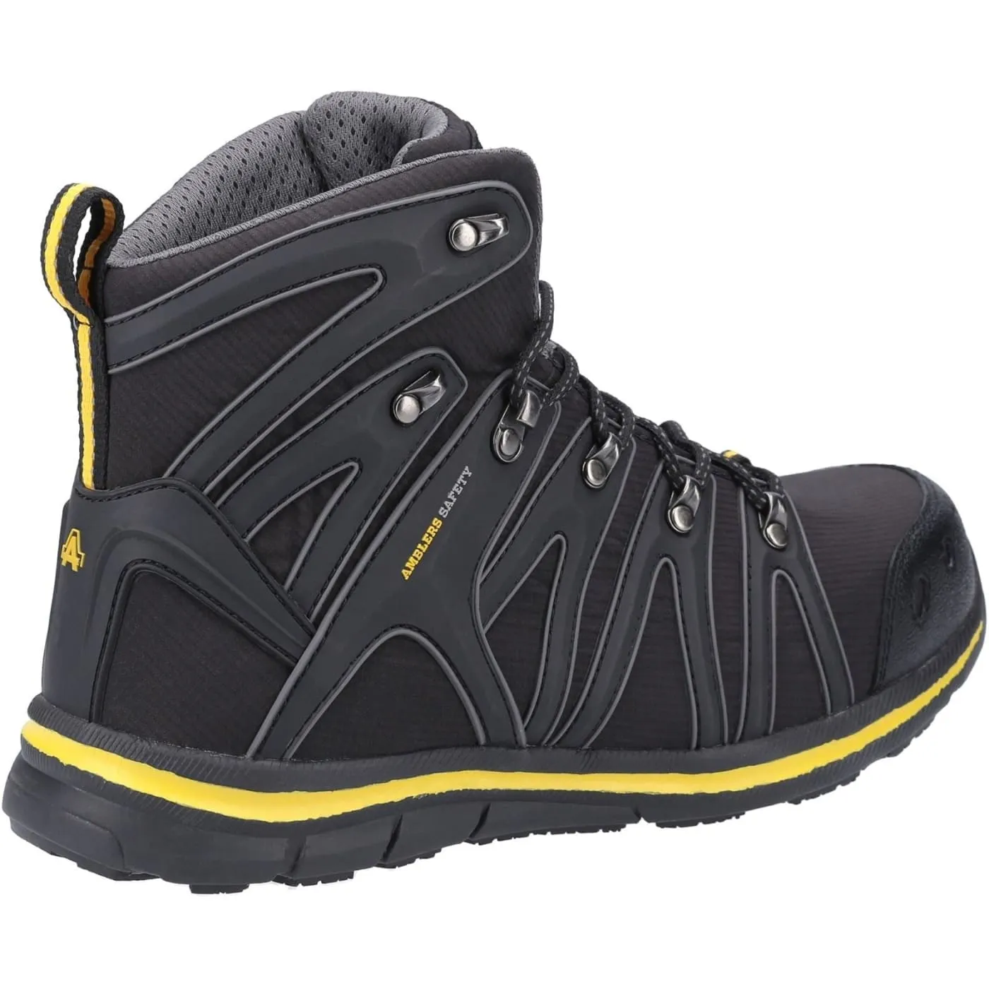 Amblers Safety AS254 Black Mens Mesh Safety Boots