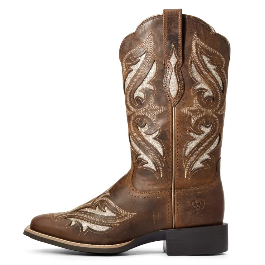 Ariat® Women's "Round Up Bliss" Western Boot - Sassy Brown