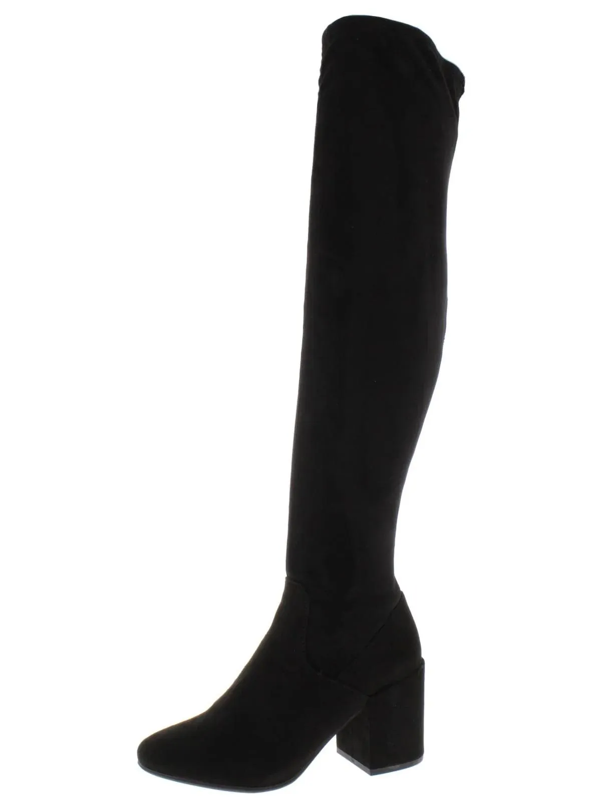 BAR III - Women's Faux Leather Round Toe Over-the-knee Boots