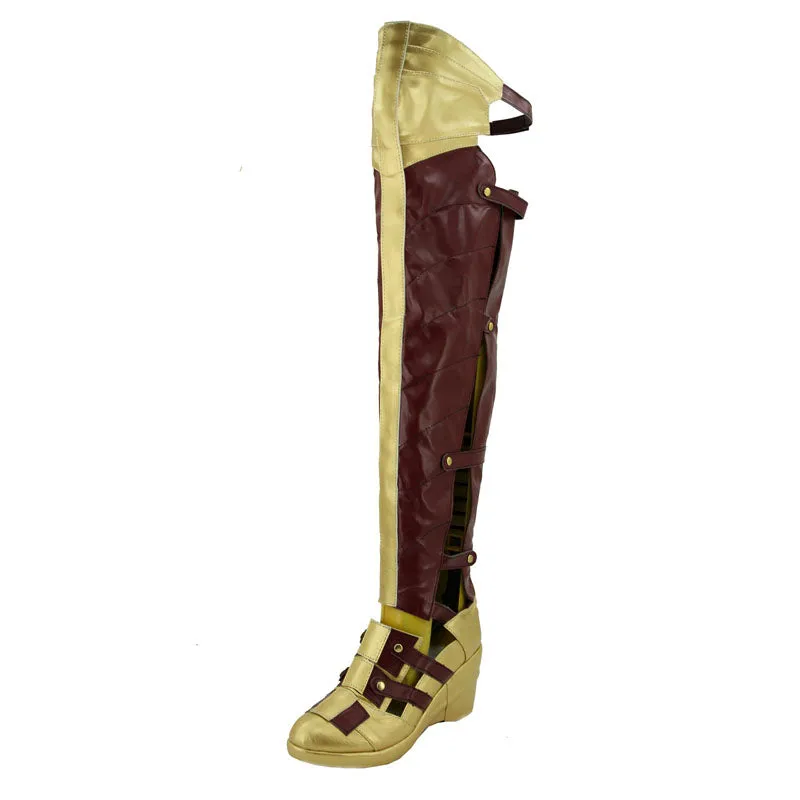 Batman v Superman: Dawn of Justice Wonder Woman Diana Prince Cosplay Shoes Boots Custom Made for Adult Men and Women