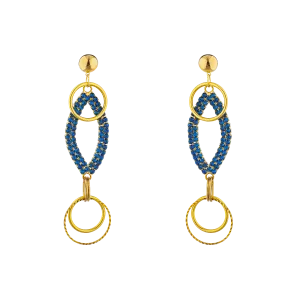BLUE EYED MONSTER EARRINGS