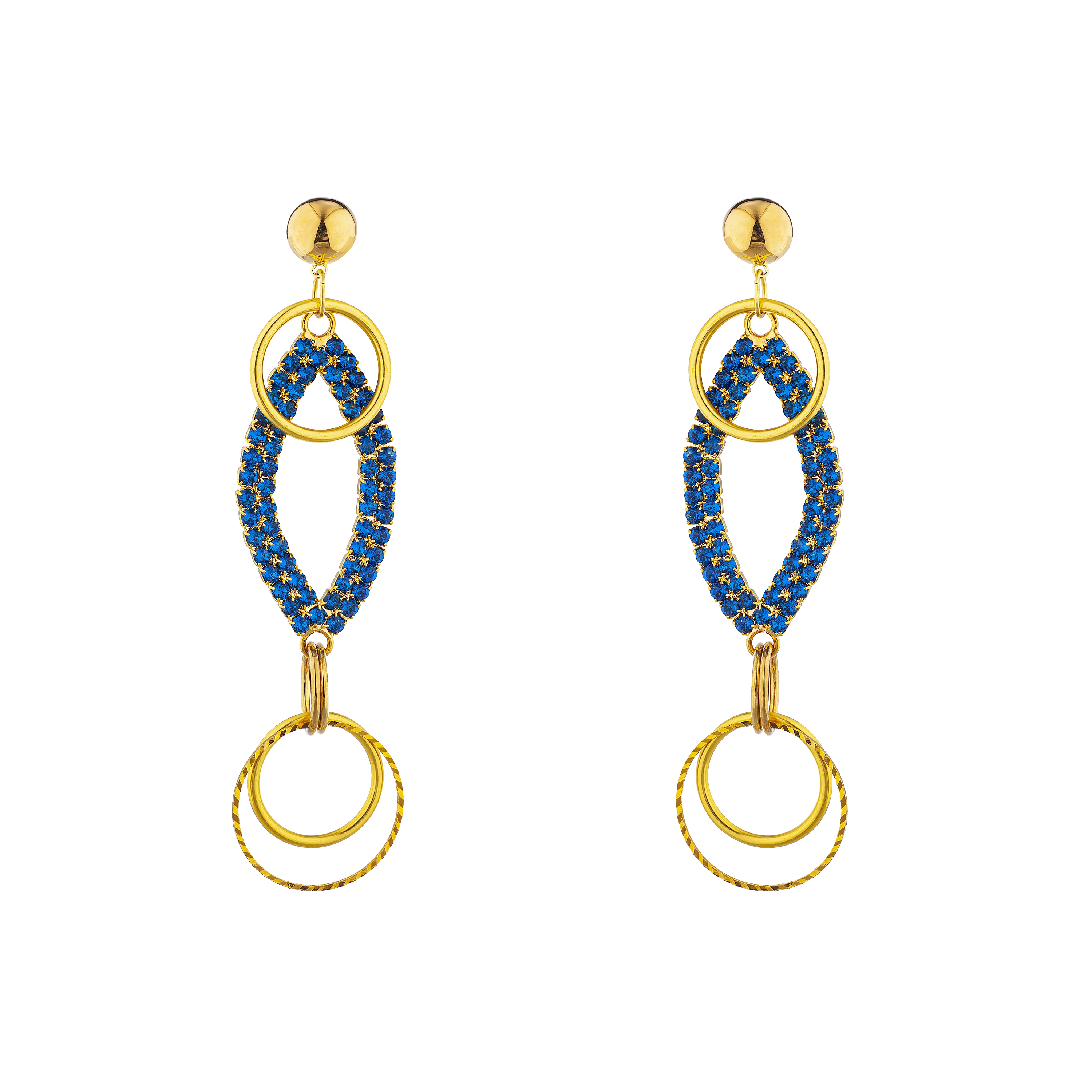 BLUE EYED MONSTER EARRINGS