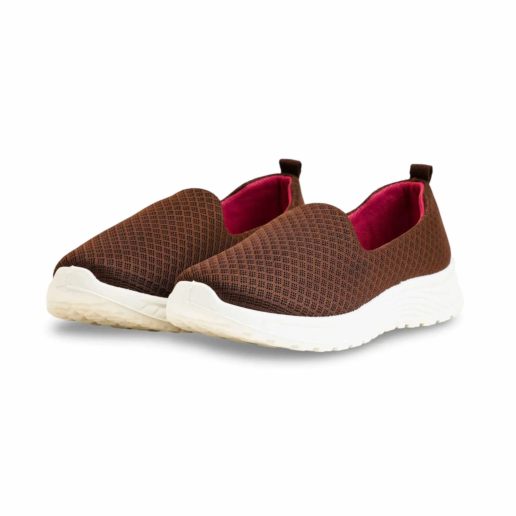 Brown Casual Walking Sneaker AT9100