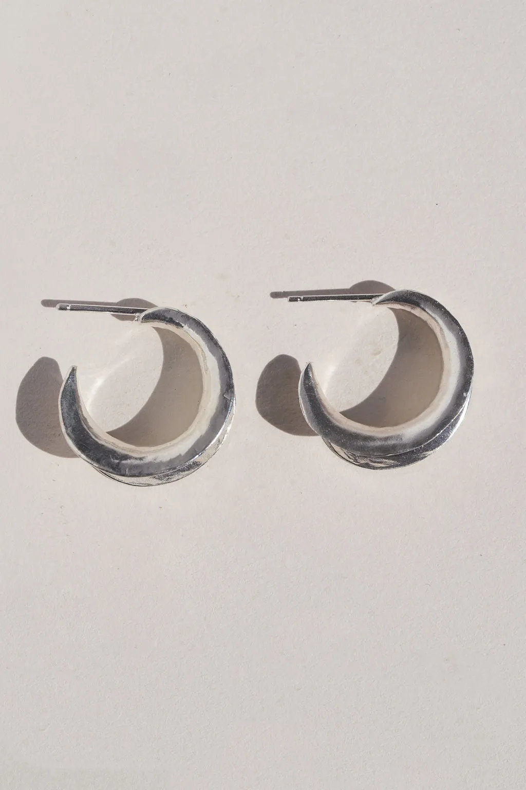 Canyon Hoops - Sterling Silver