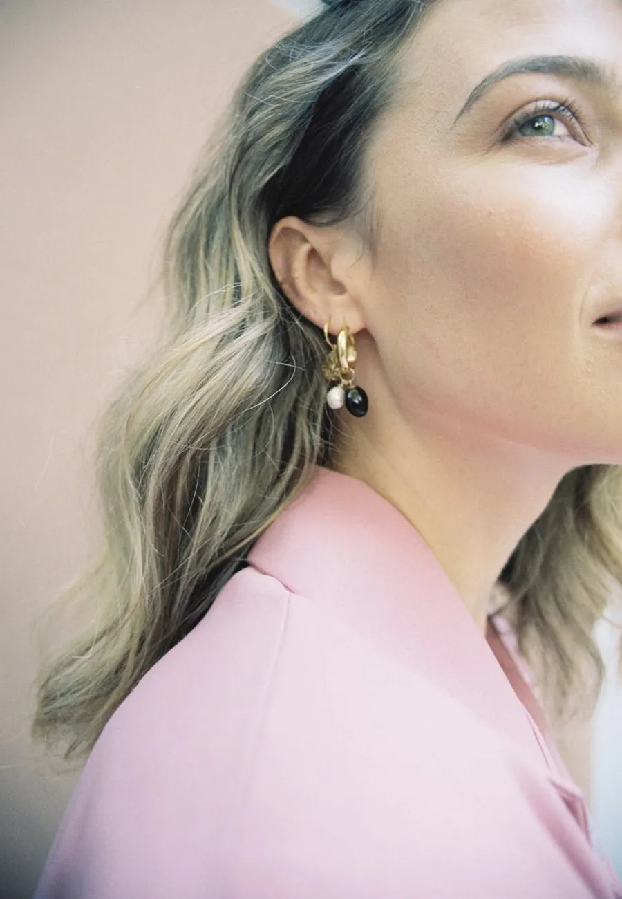 Charm Hoops - Rust
