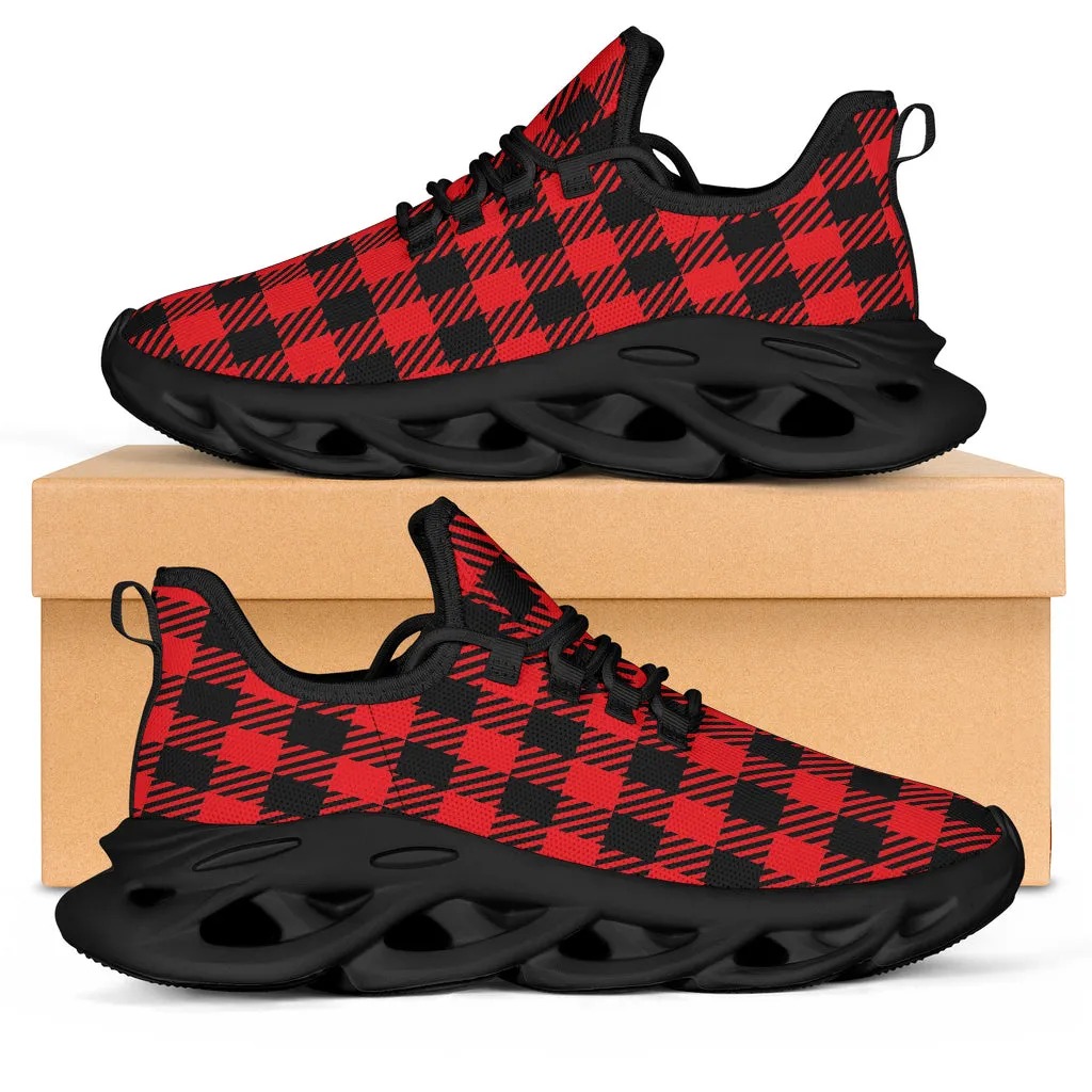 Classic Red Hounds Tooth Sneakers