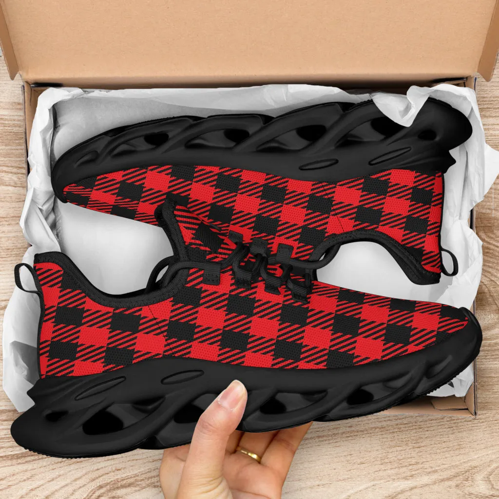 Classic Red Hounds Tooth Sneakers