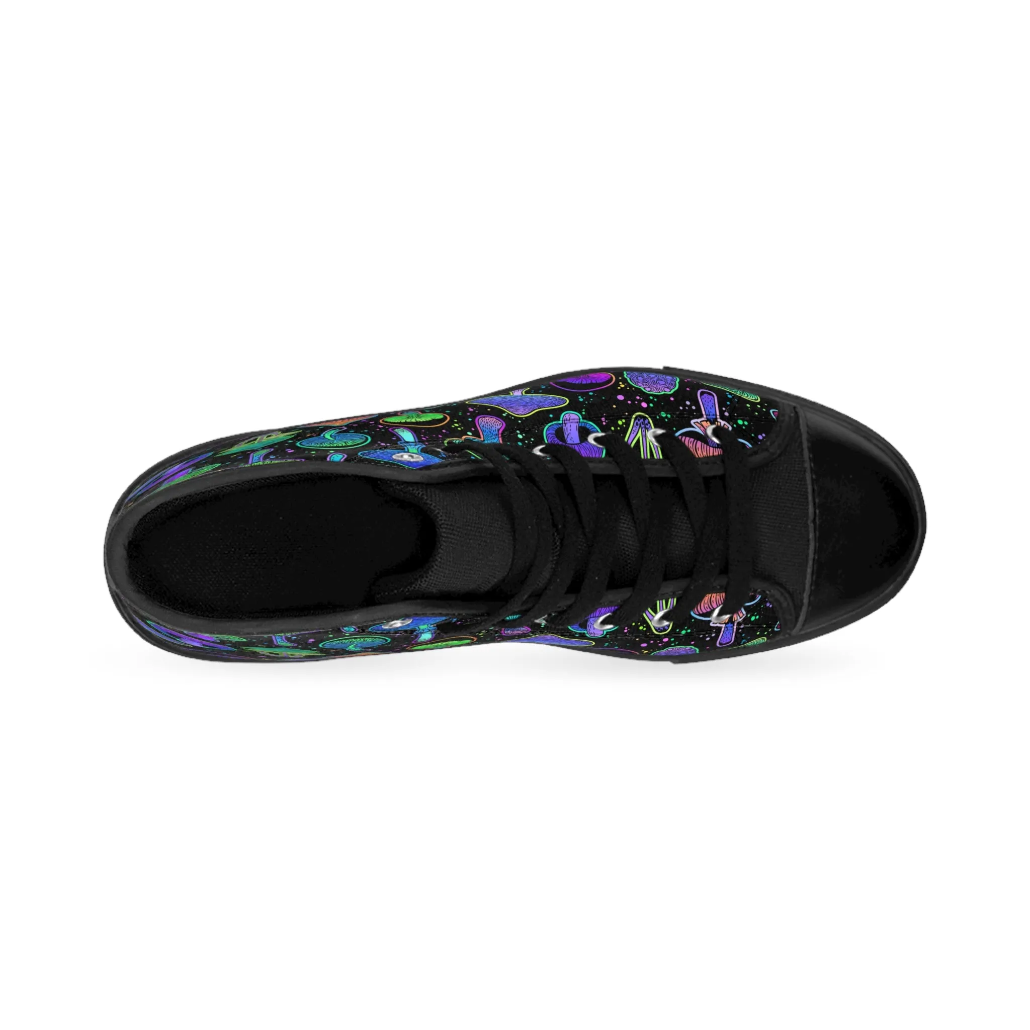 Colorful Mushrooms Women's Classic Sneakers