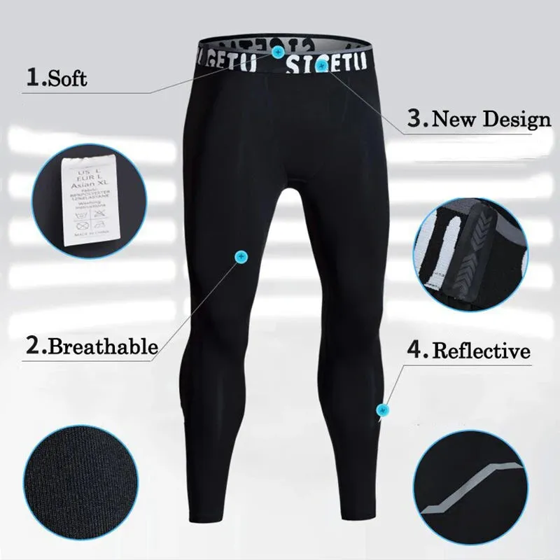 Compression Pants Men Sport Tights Leggings Men'S for Man Mens Running Gym Sports Fitness Quick Dry Fitness Workout Pants