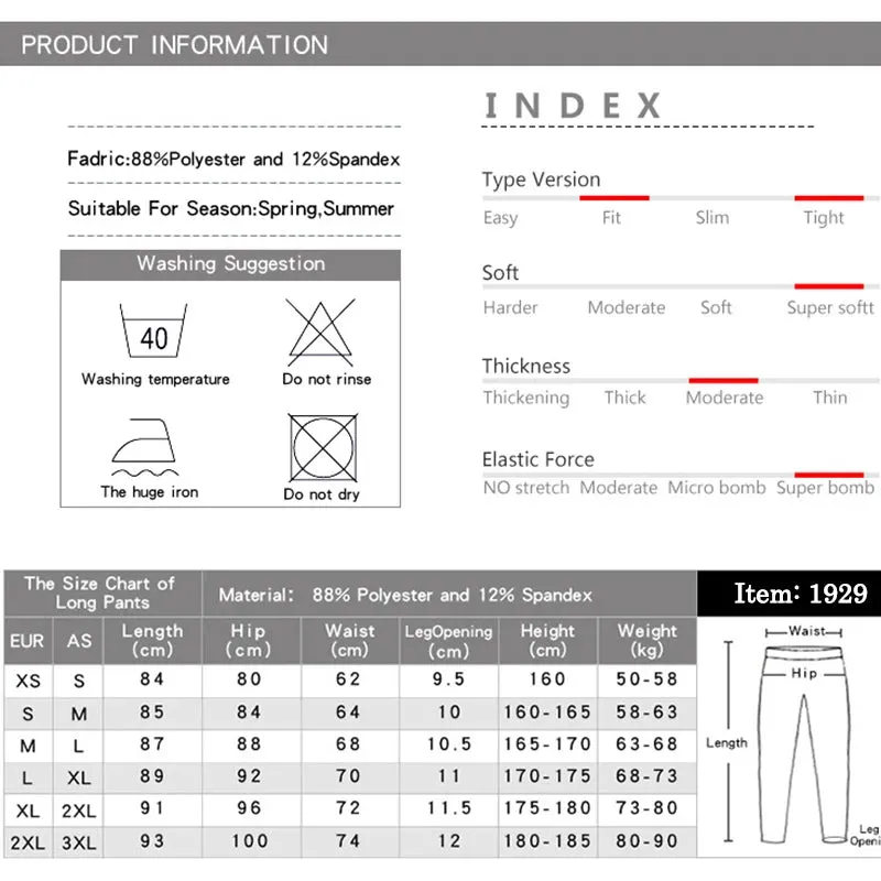 Compression Pants Men Sport Tights Leggings Men'S for Man Mens Running Gym Sports Fitness Quick Dry Fitness Workout Pants