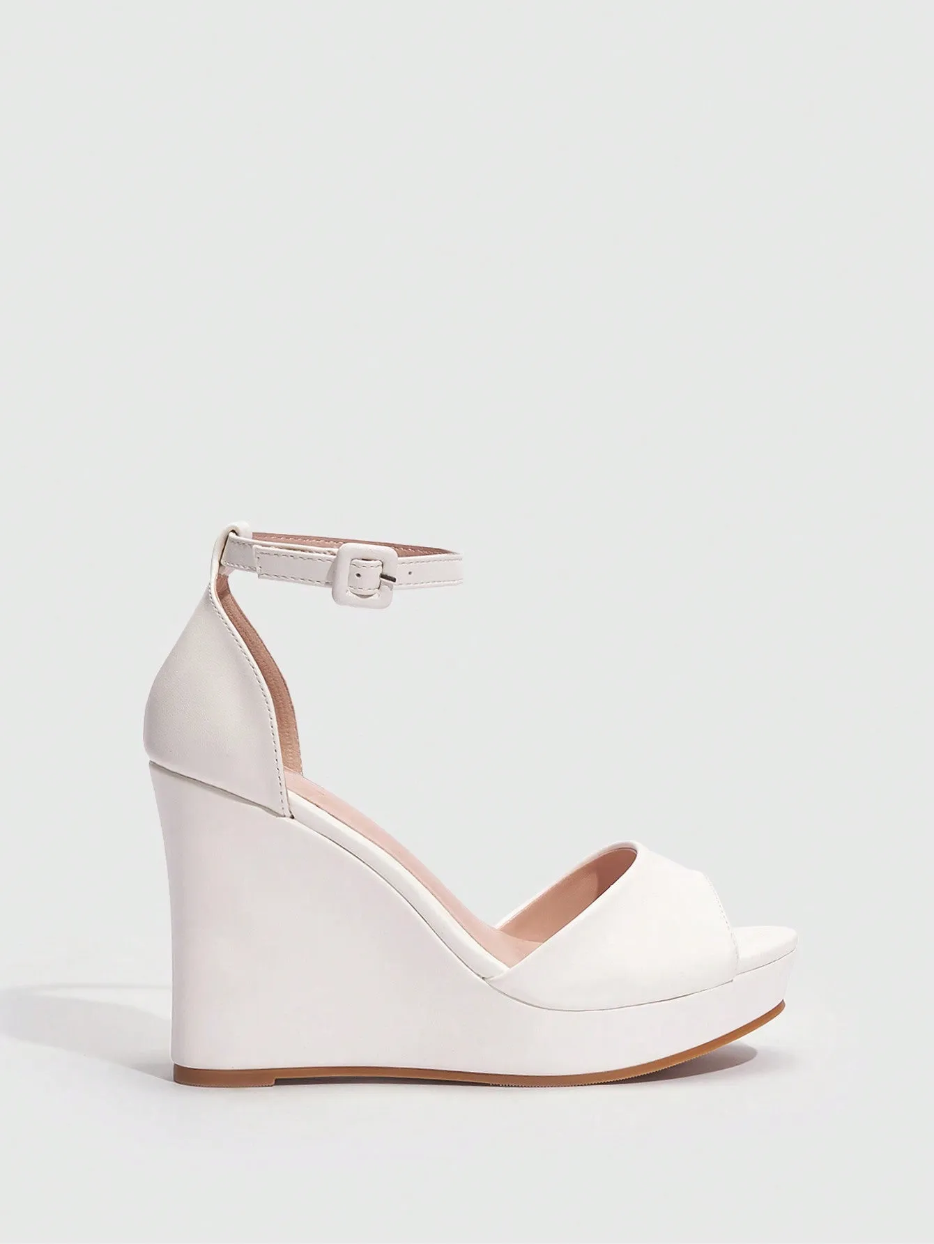 CUCCOO BIZCHIC Woman Shoes Fashionable Outdoor Wedge Heel Peep-Toe Shoes Wedding Shoes For Summer Graduation Heels Prom Heels Vacation Shoes Summer Sale Elegant Basics Business Casual Business Chic Halloween Christmas Fall