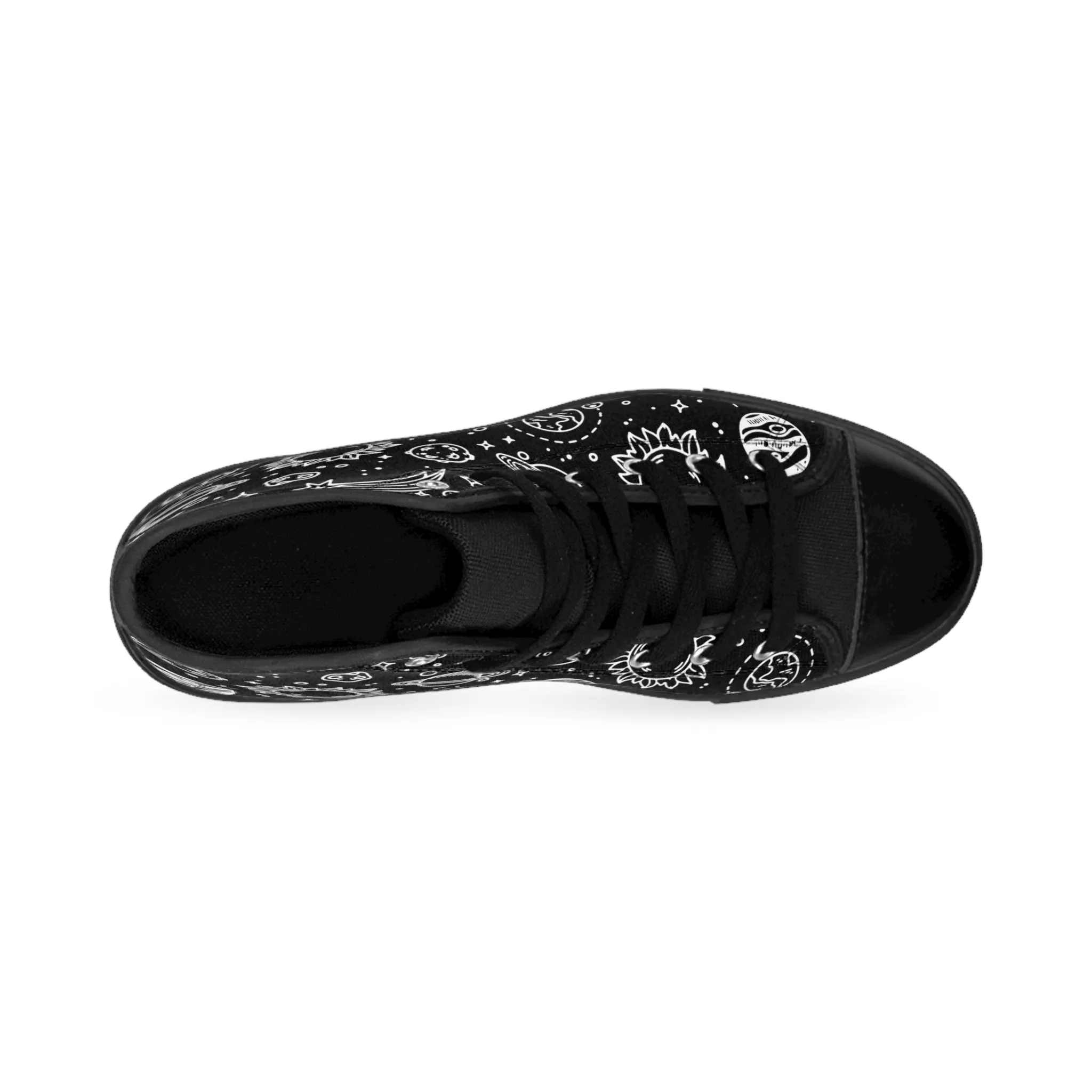 Cute Universe Drawing ,Women's Classic Sneakers