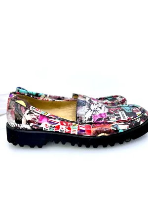 DIANE B. MILANO POSSIBLE ALLOVER PRINT OXFORD SHOES