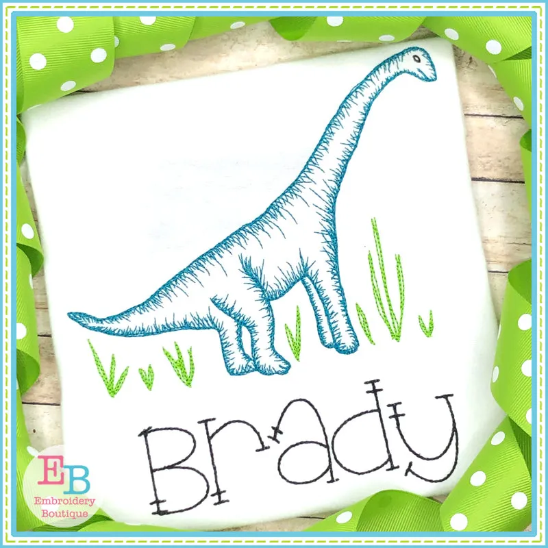 Dinosaur 2 Embroidery Design
