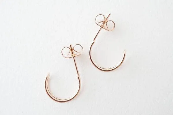 Double Hoop Hug Earrings