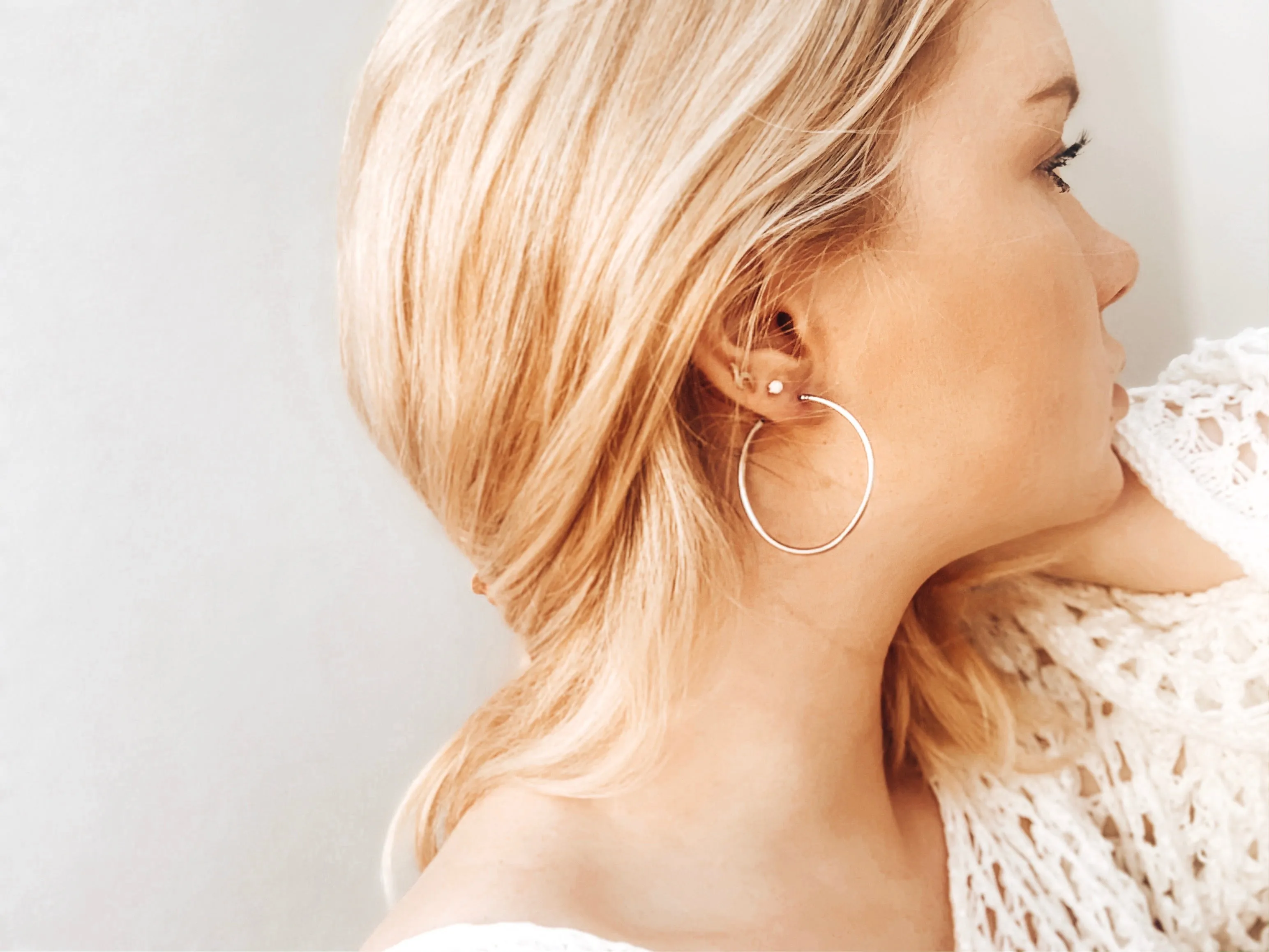 ENDLESS HOOPS - STERLING SILVER