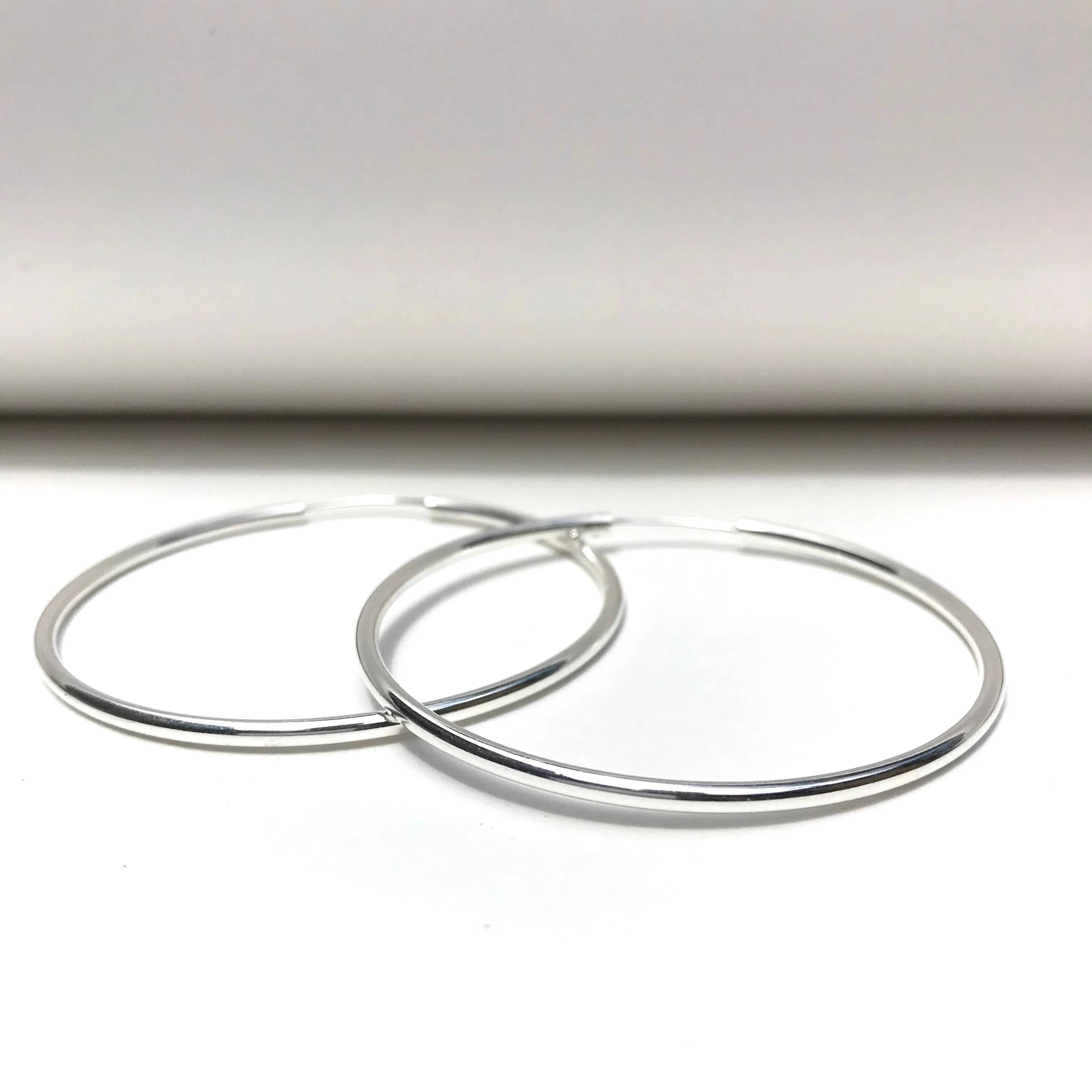 ENDLESS HOOPS - STERLING SILVER
