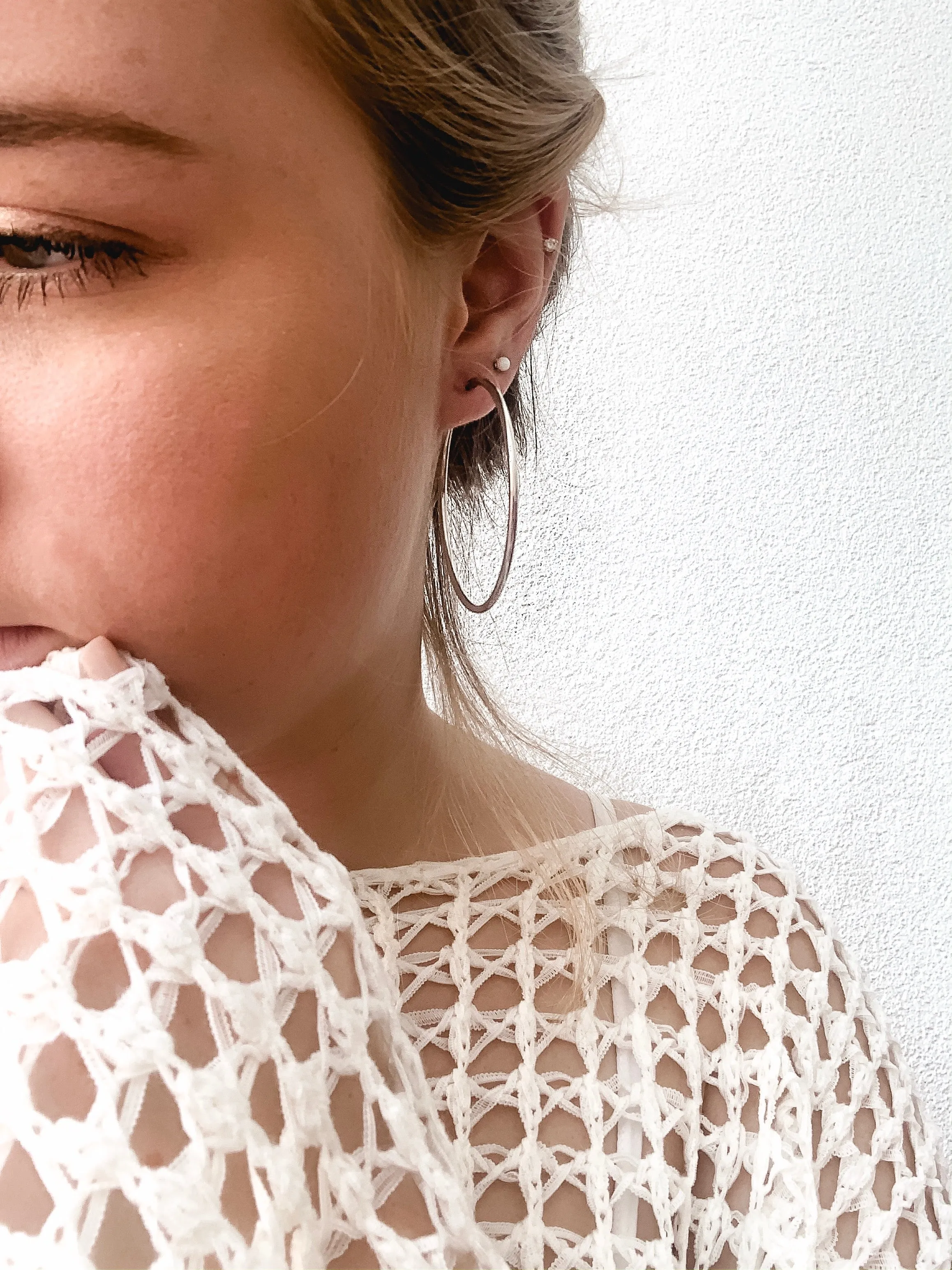 ENDLESS HOOPS - STERLING SILVER