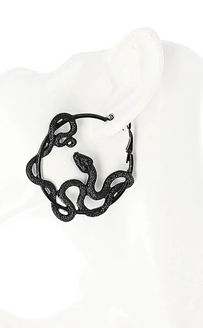 Entwined Earrings | Black