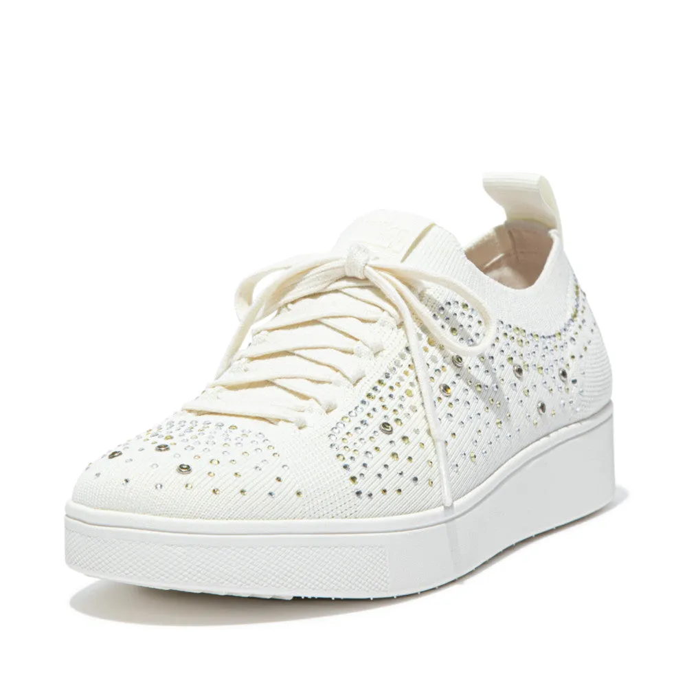 FitFlop RALLY Crystal Knit Tennis Trainers
