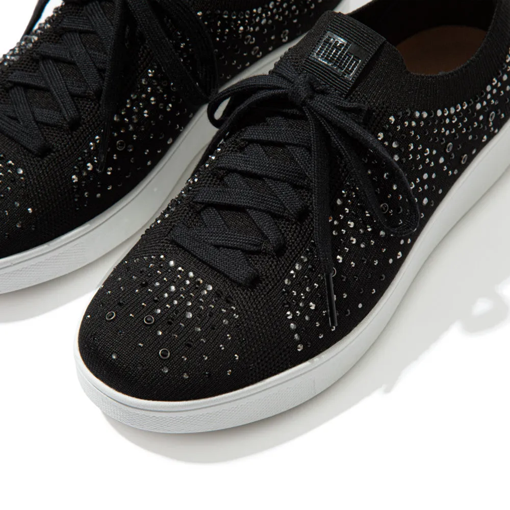 FitFlop RALLY Crystal Knit Tennis Trainers