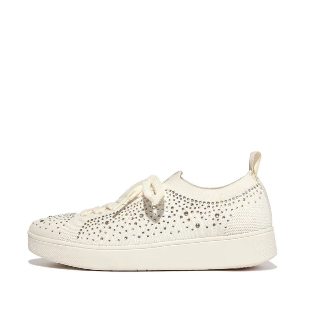 FitFlop RALLY Crystal Knit Tennis Trainers