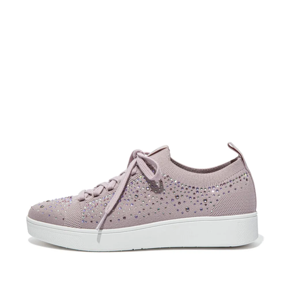 FitFlop RALLY Crystal Knit Tennis Trainers