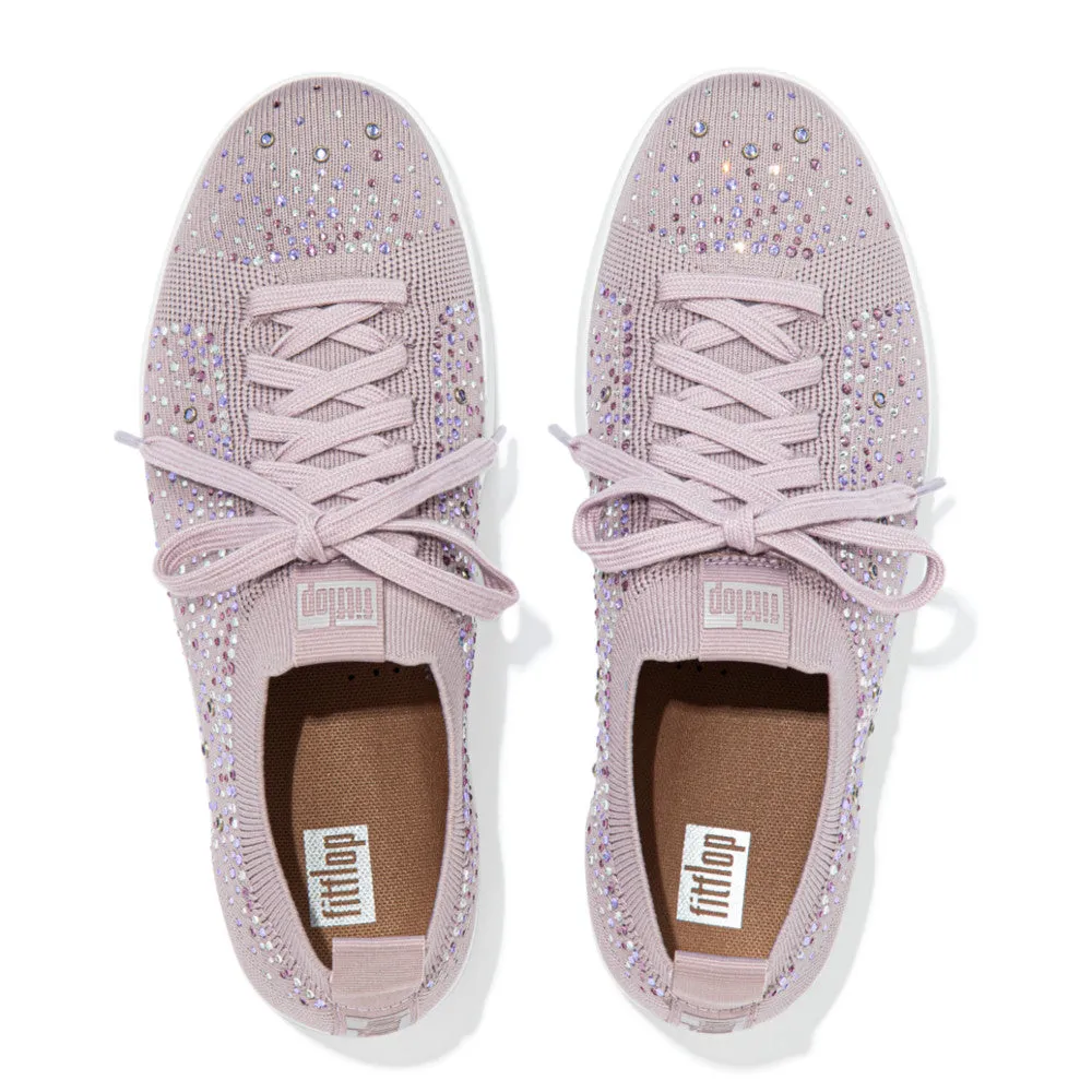 FitFlop RALLY Crystal Knit Tennis Trainers