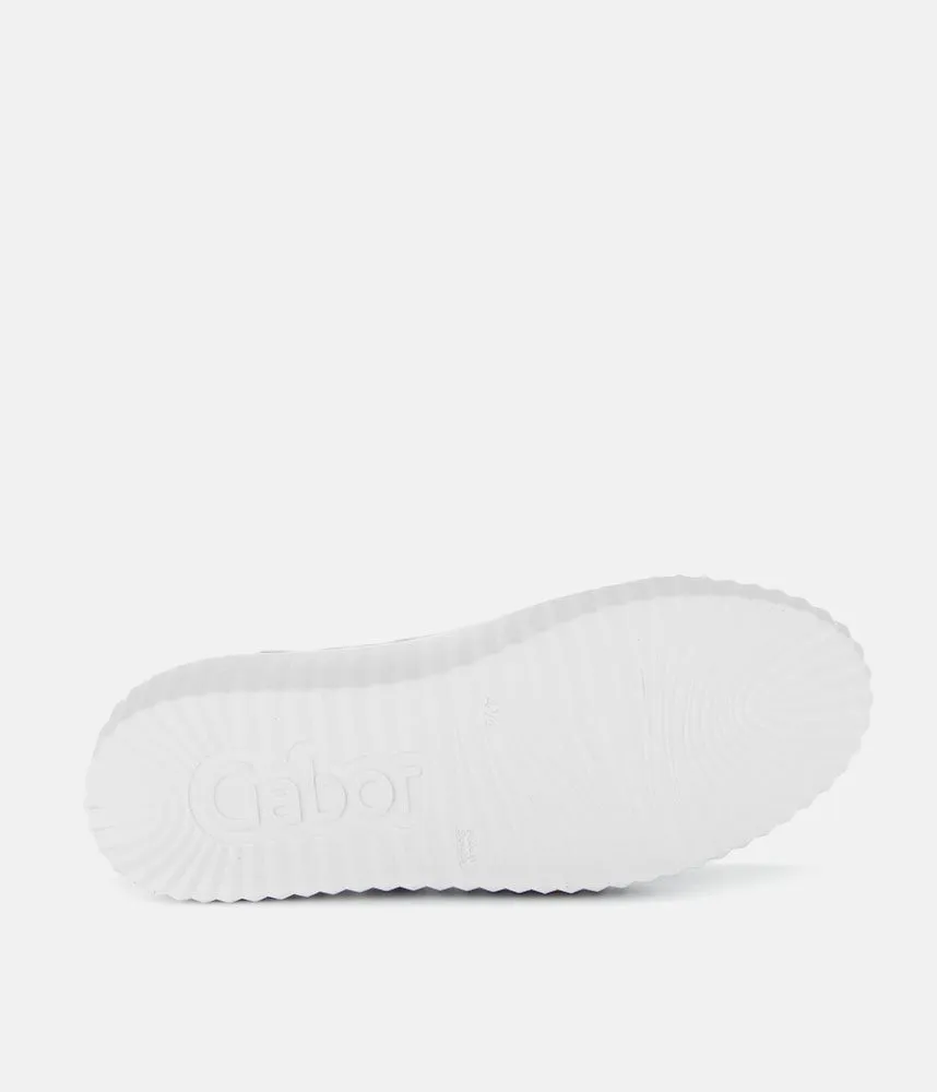 Gabor Chunky White Leather Trainers