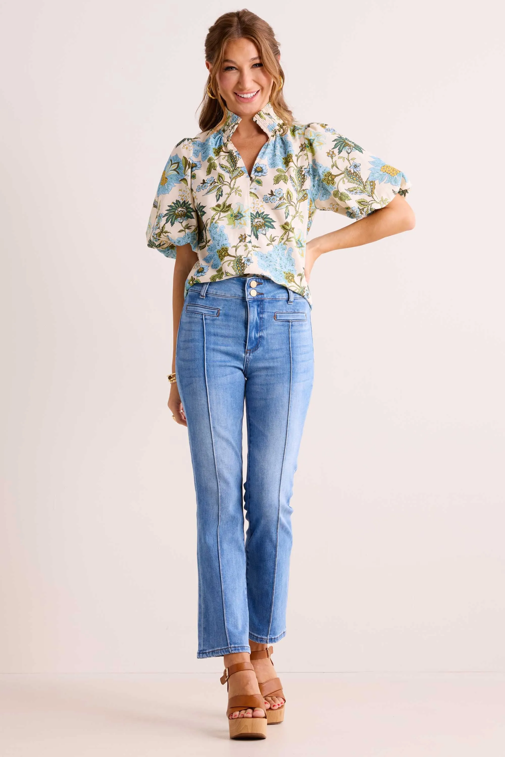 Genevieve Top- Cream
