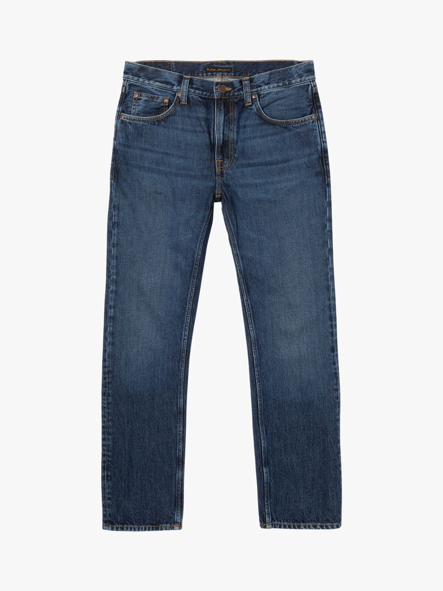 Gritty Jackson Nudie Jeans Regular Fit Organic Cotton Jeans, Blue Soil