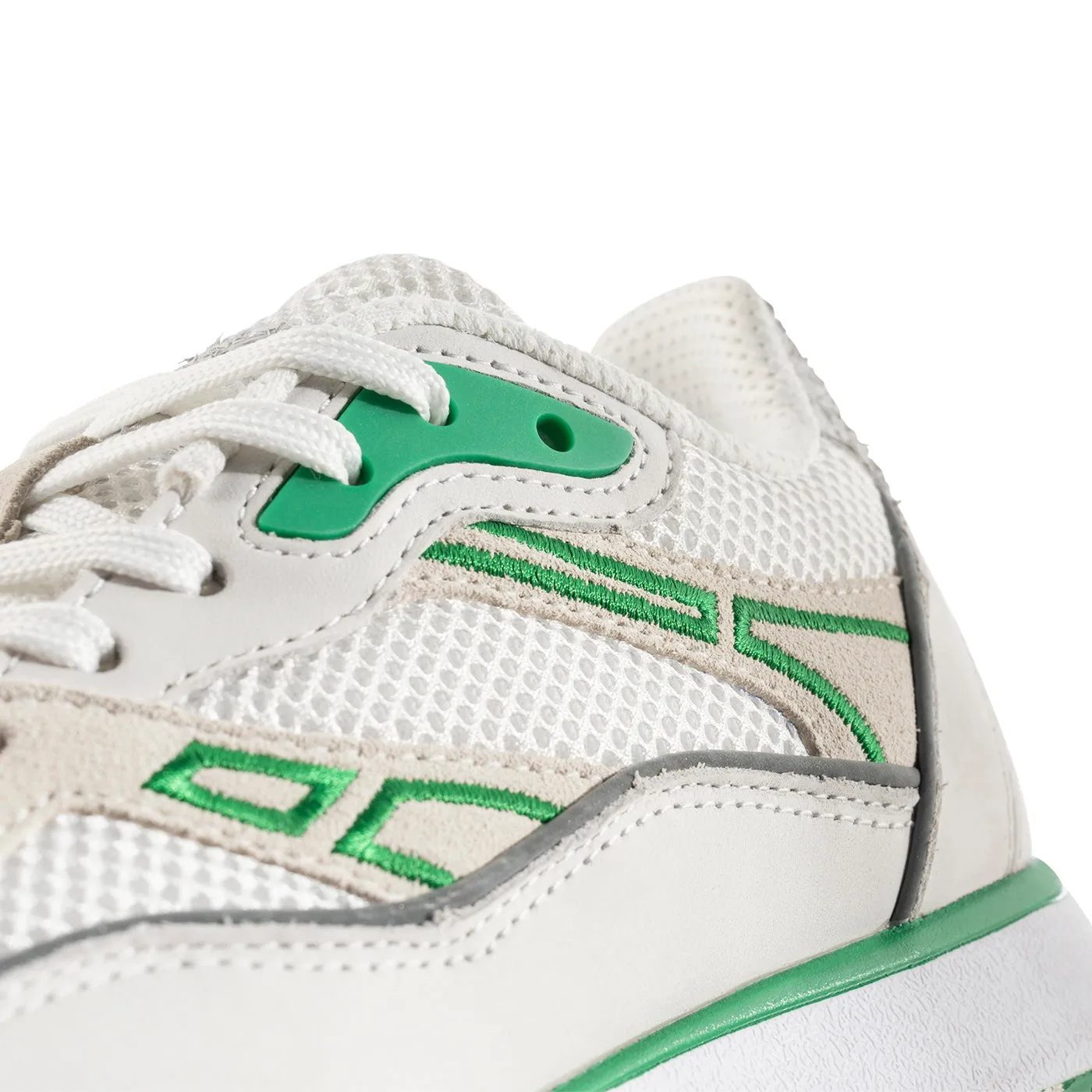 Hailey Tech Mesh - White/Basil