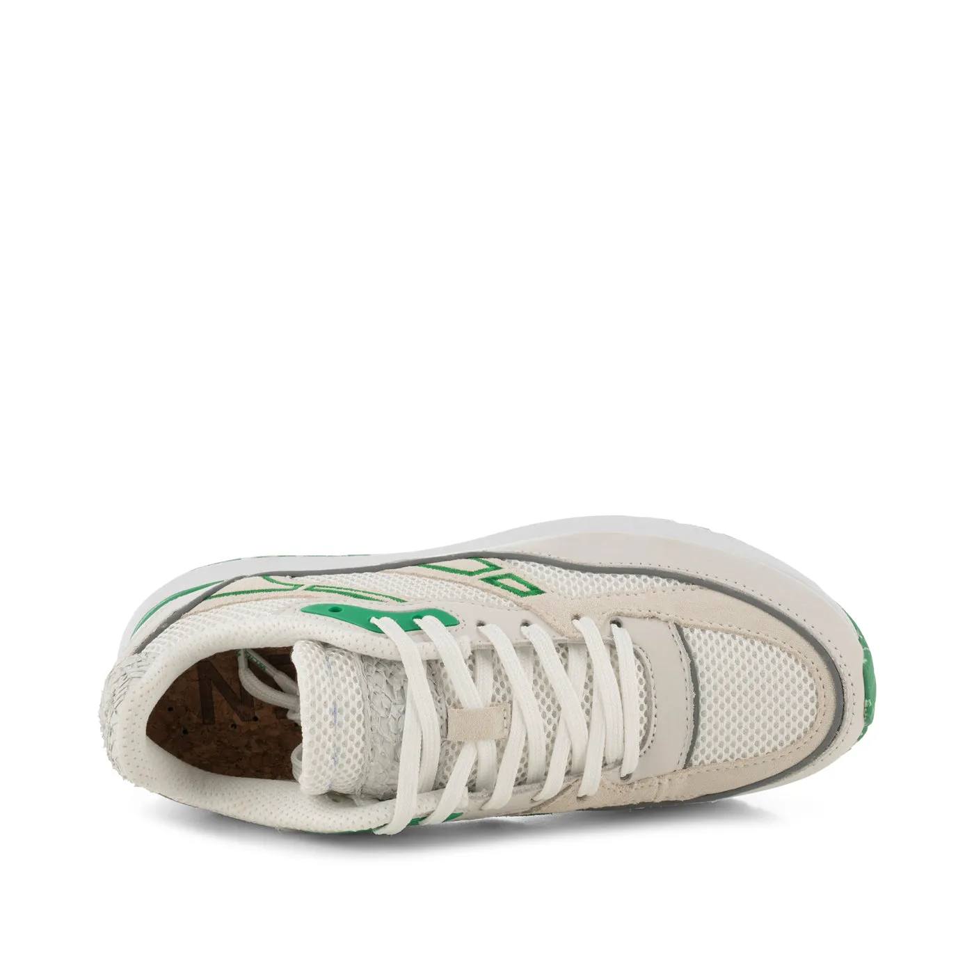 Hailey Tech Mesh - White/Basil