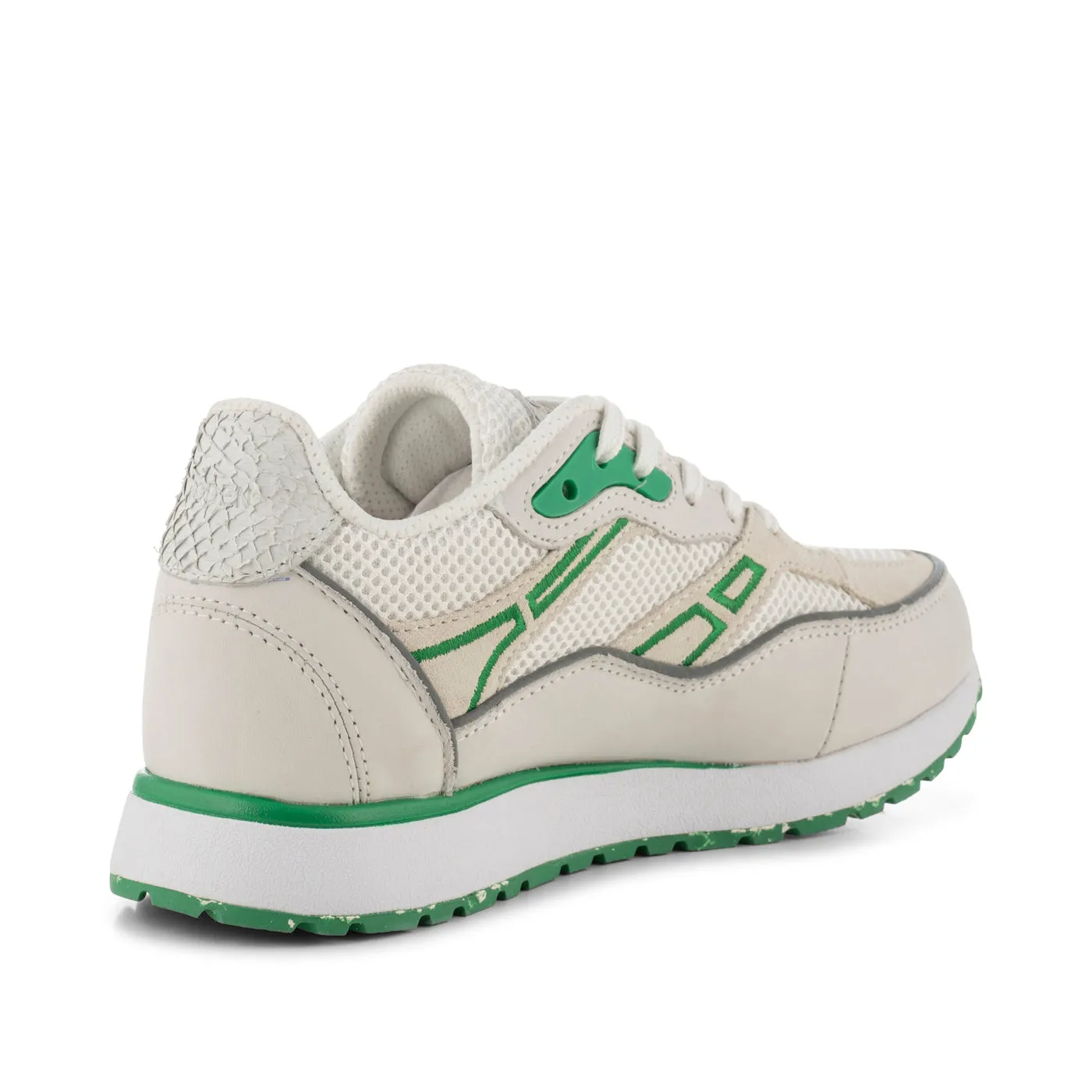 Hailey Tech Mesh - White/Basil