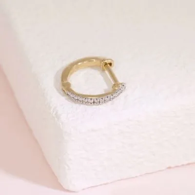 Half-Hearted Adventure? Never! Mini Hoop Earrings
