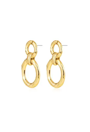 Hammered Loop Hoops