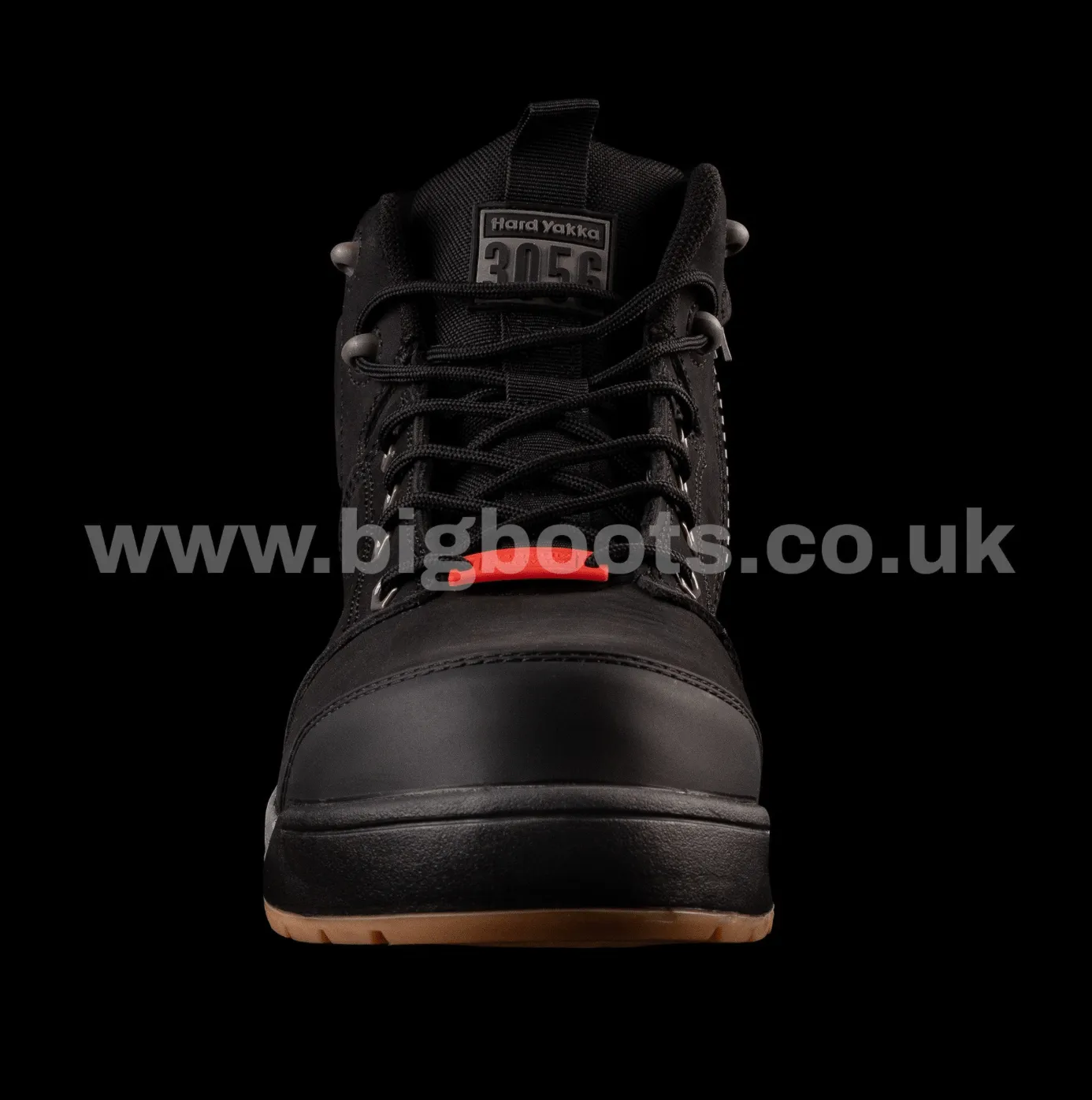 Hard Yakka Mens 3056 Zip Sided Work Boots  - Black