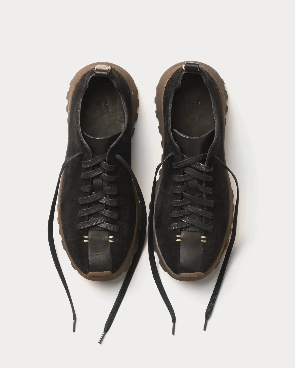 Latex Walker Black Low Top Sneakers