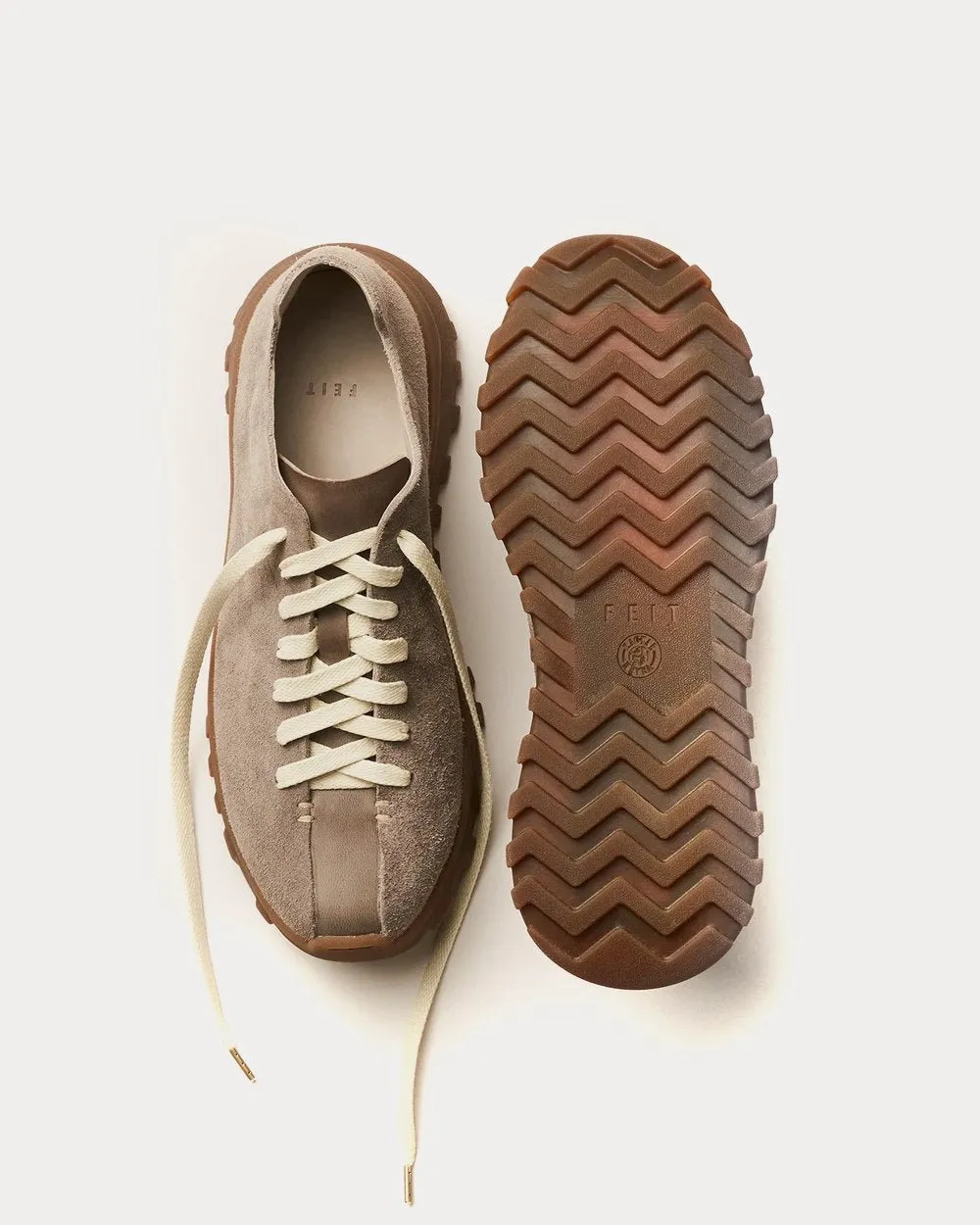 Latex Walker Grey Low Top Sneakers