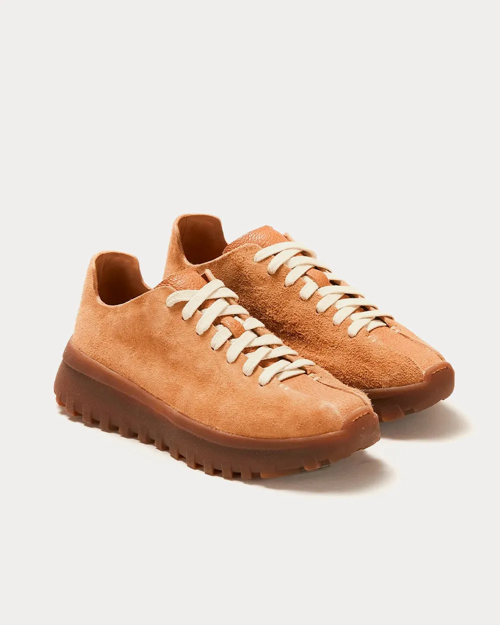 Latex Walker Tan Low Top Sneakers