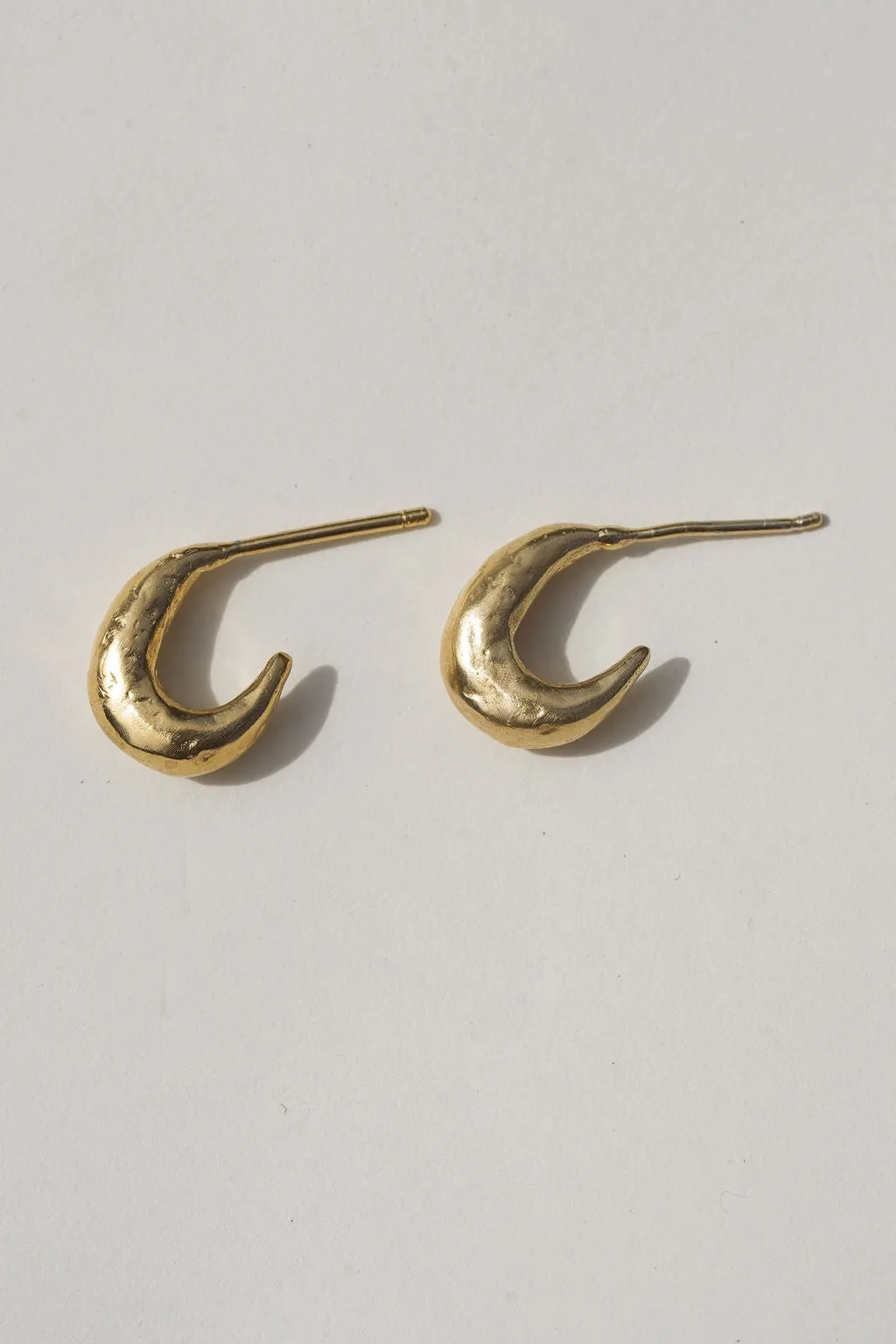 Lithic Hoops - Gold Vermeil